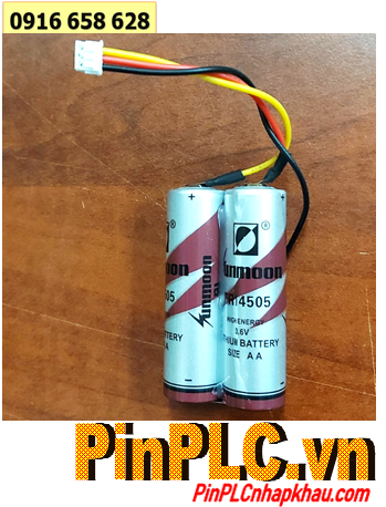 Sunmoon 2ER14505; Pin nuôi nguồn PLC Sunmoon 2ER14505 lithium 3.6v AA 5200mAh (2 VIÊN GHÉP ĐÔI)